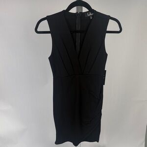 Lulu's Classic Black Mini Dress